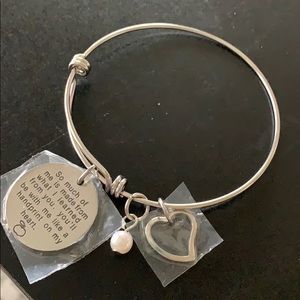 Silver Teacher Bracelet